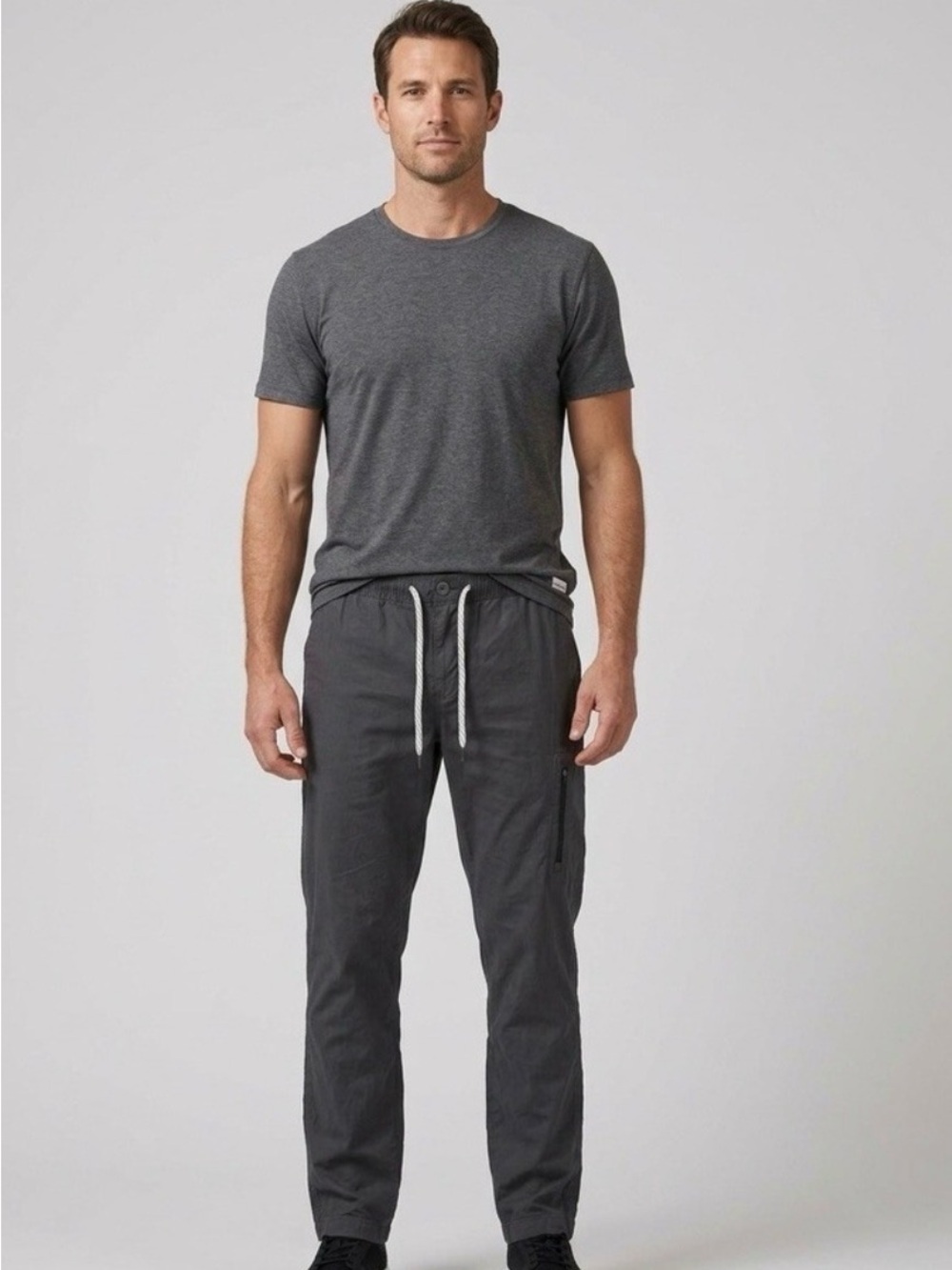 Vuori Ripstop Climber Pants Mens Charcoal Grey Hiking Stretch Cotton - Picture 1 of 9